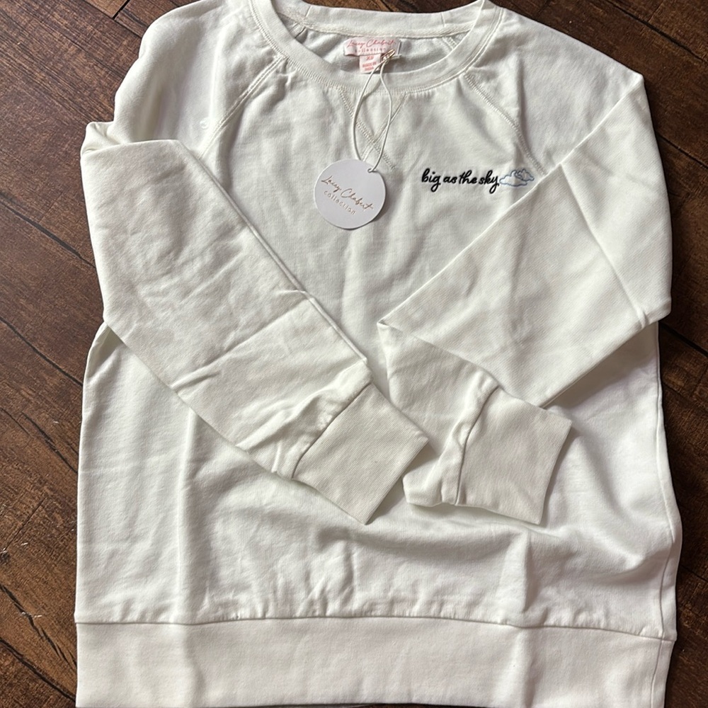 NWT XS Lacey Chabert lightweight sweatshirt